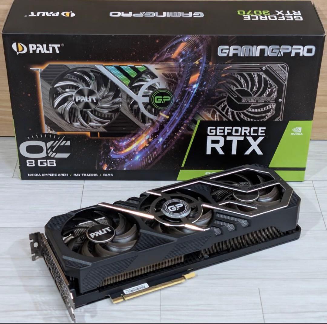 グラフィックボード・グラボ・ビデオカード PALIT GeForce RTX 3070 GamingPro 8GB
