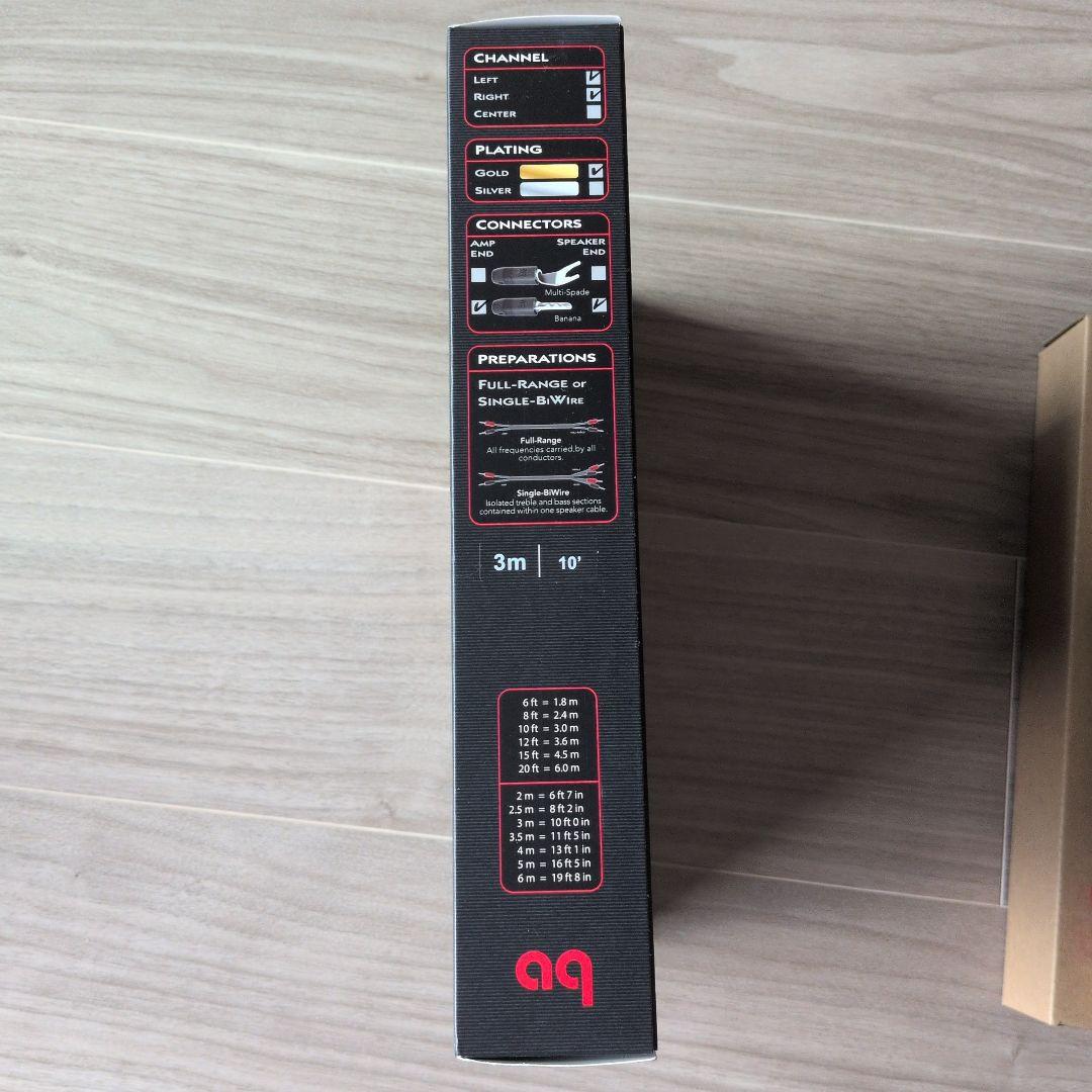 AudioQuest Rocket 33 スピーカケーブル 3m 1本