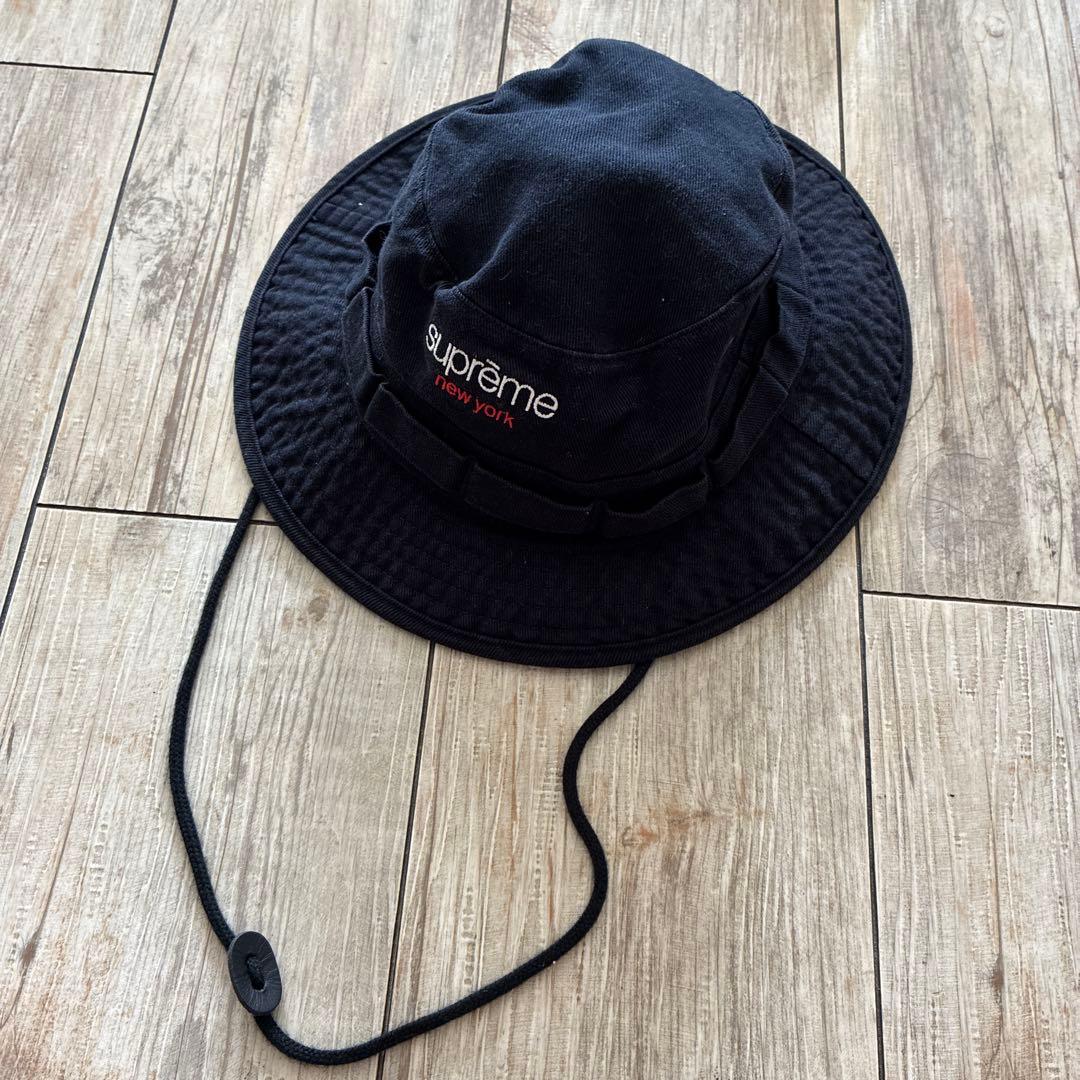 Supreme Contrast Boonie Hat M/L ブラック