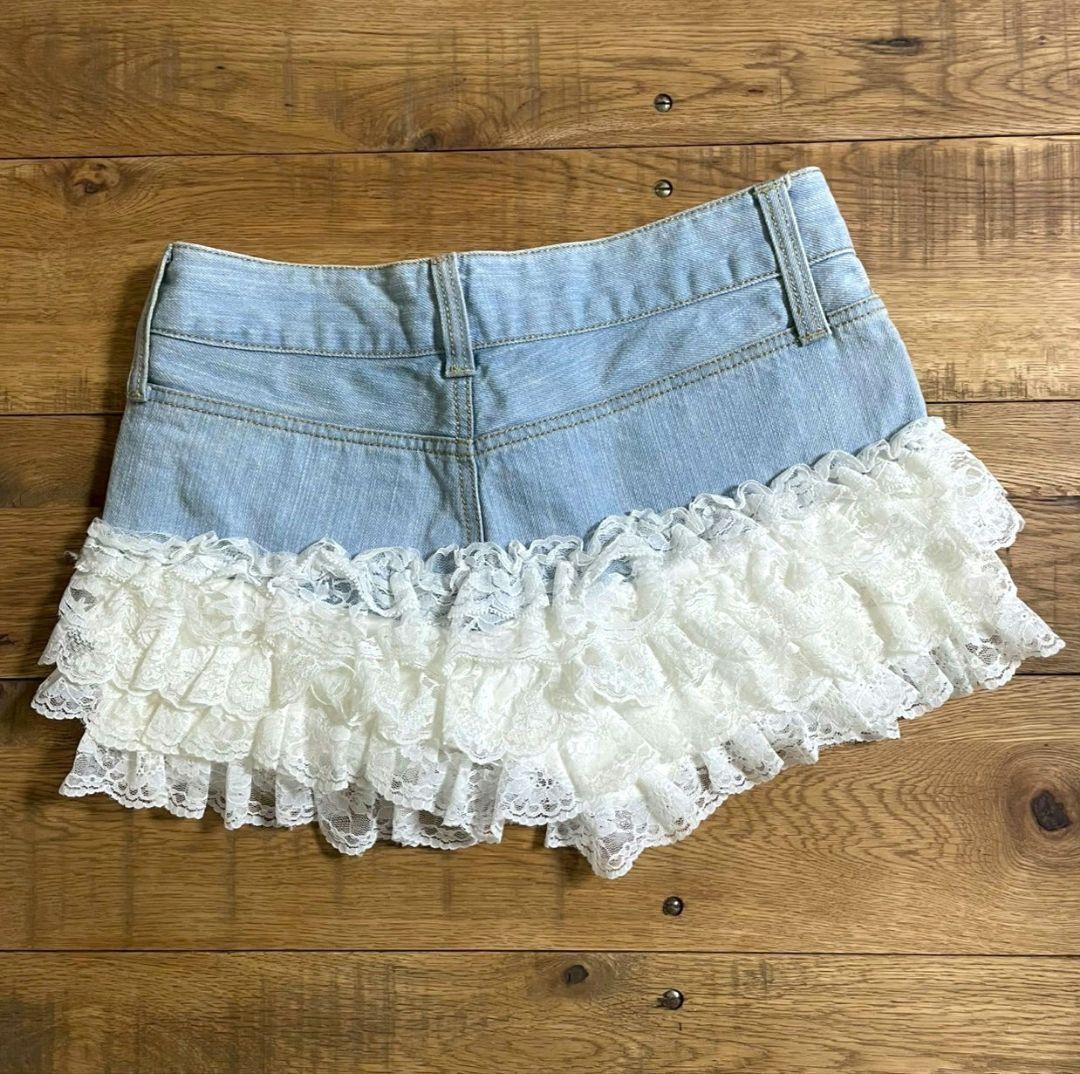 MARS　sugar gloss　フリルデニムショートパンツ　y2k 平成　初期