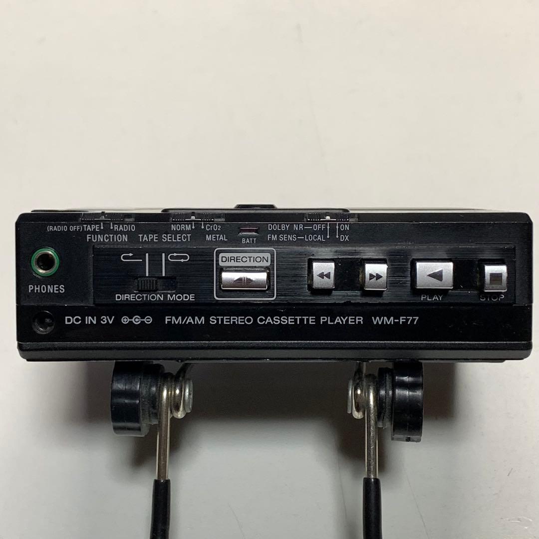 【BUG】SONY WALKMAN WM-F77 カセットウォークマン