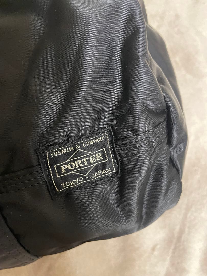 PORTER タンカー　ブラック ドラムバッグ ポーターボストンバッグL