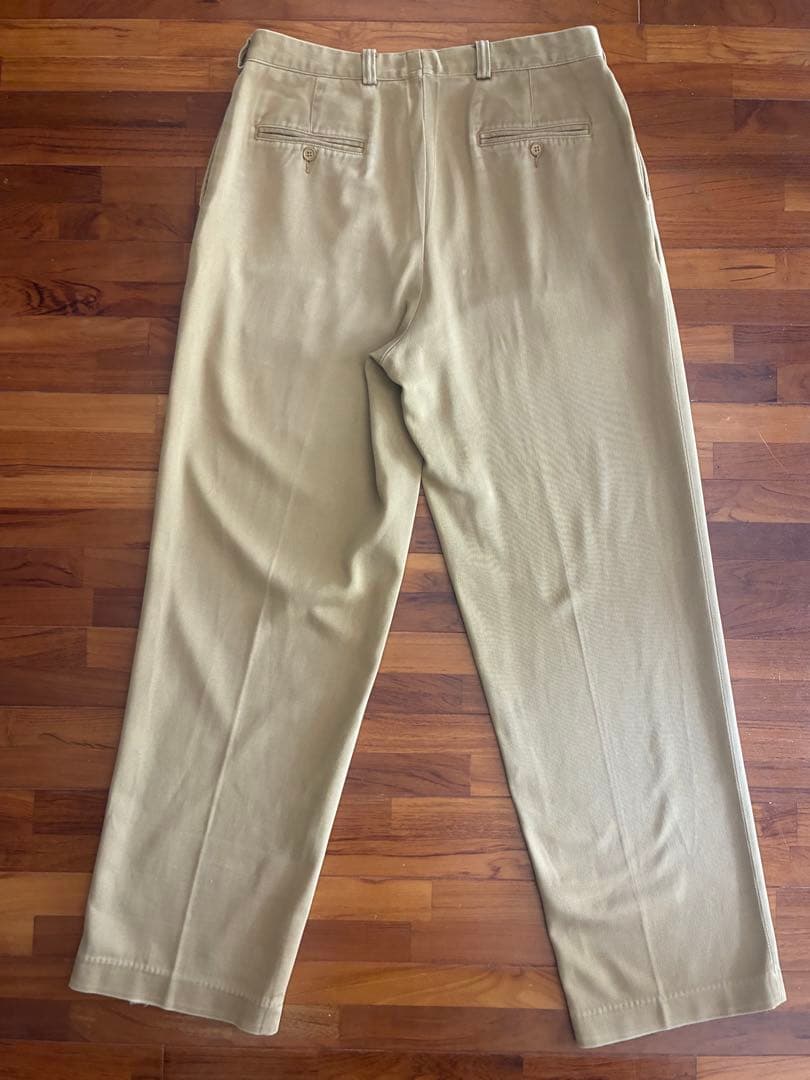 【Polo by Ralph Lauren】USA製 ツータック ワイドチノ