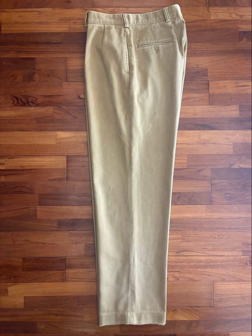 【Polo by Ralph Lauren】USA製 ツータック ワイドチノ