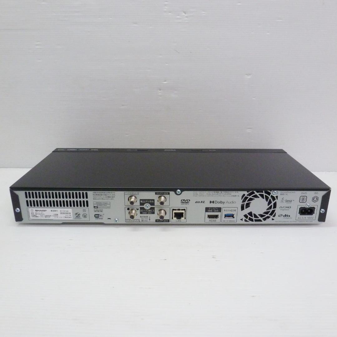 SHARP AQUOS 4K ブルーレイレコーダー 4B-C40EW3 4TB