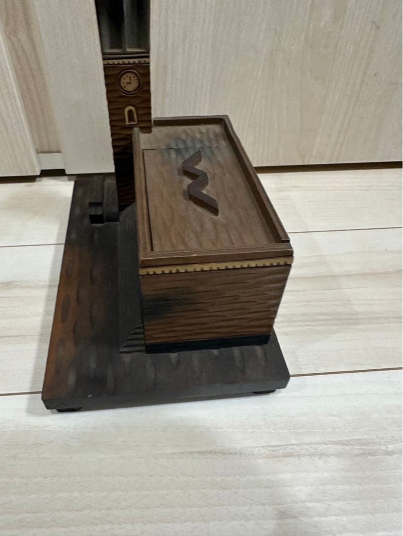 早稲田大学 大隈講堂 木彫り オルゴール アクセサリーボックス 宝石箱 小物入れ