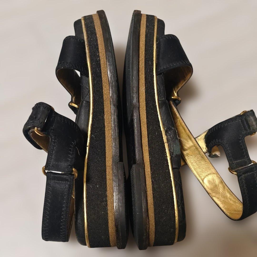 【ストラップ破損】CHANEL サンダル 37