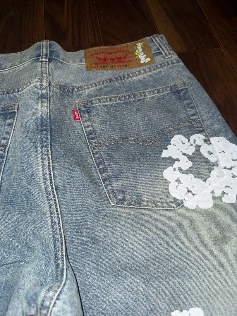 デニムティアーズ × リーバイス 501 デニム W30