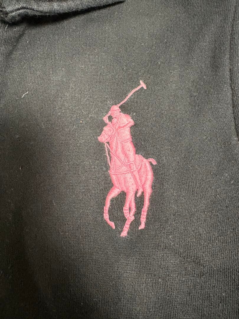 あ*ん様 Ralph Lauren ハーフジップトレーナー M ビックポニー 希