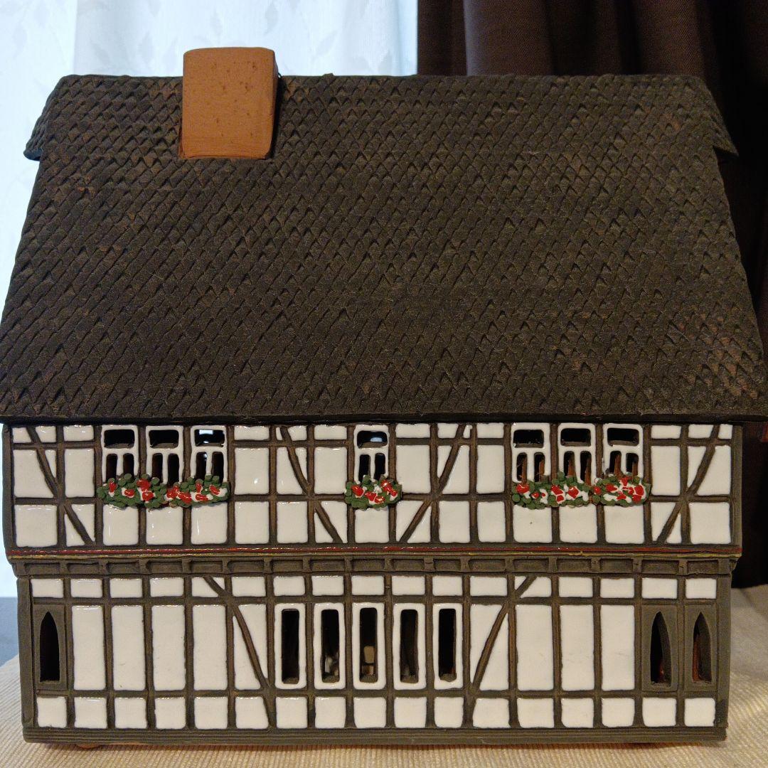 【超メルカリ祭限定】ライト付リトアニアキャンドルハウス3点セット　刻印あり