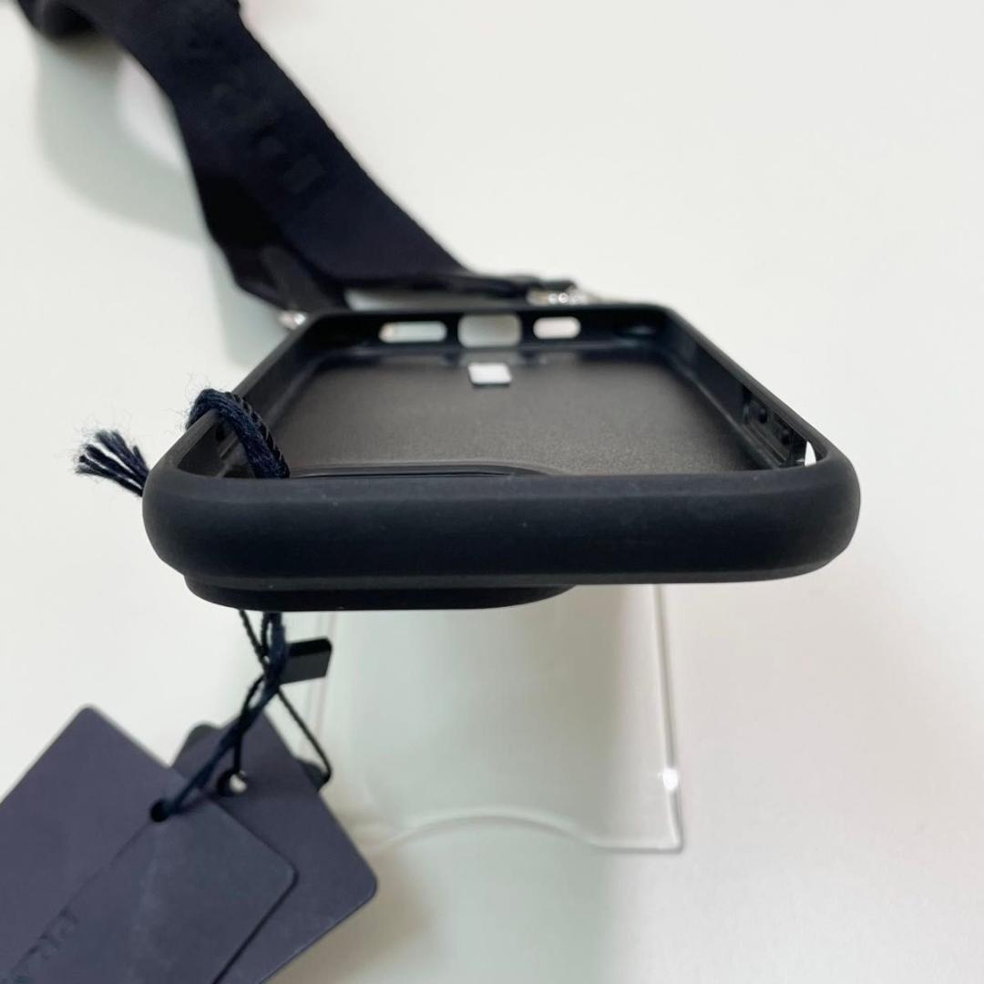 プラダ iPhone 14 Pro スマホケース ストラップ 黒 新品未使用