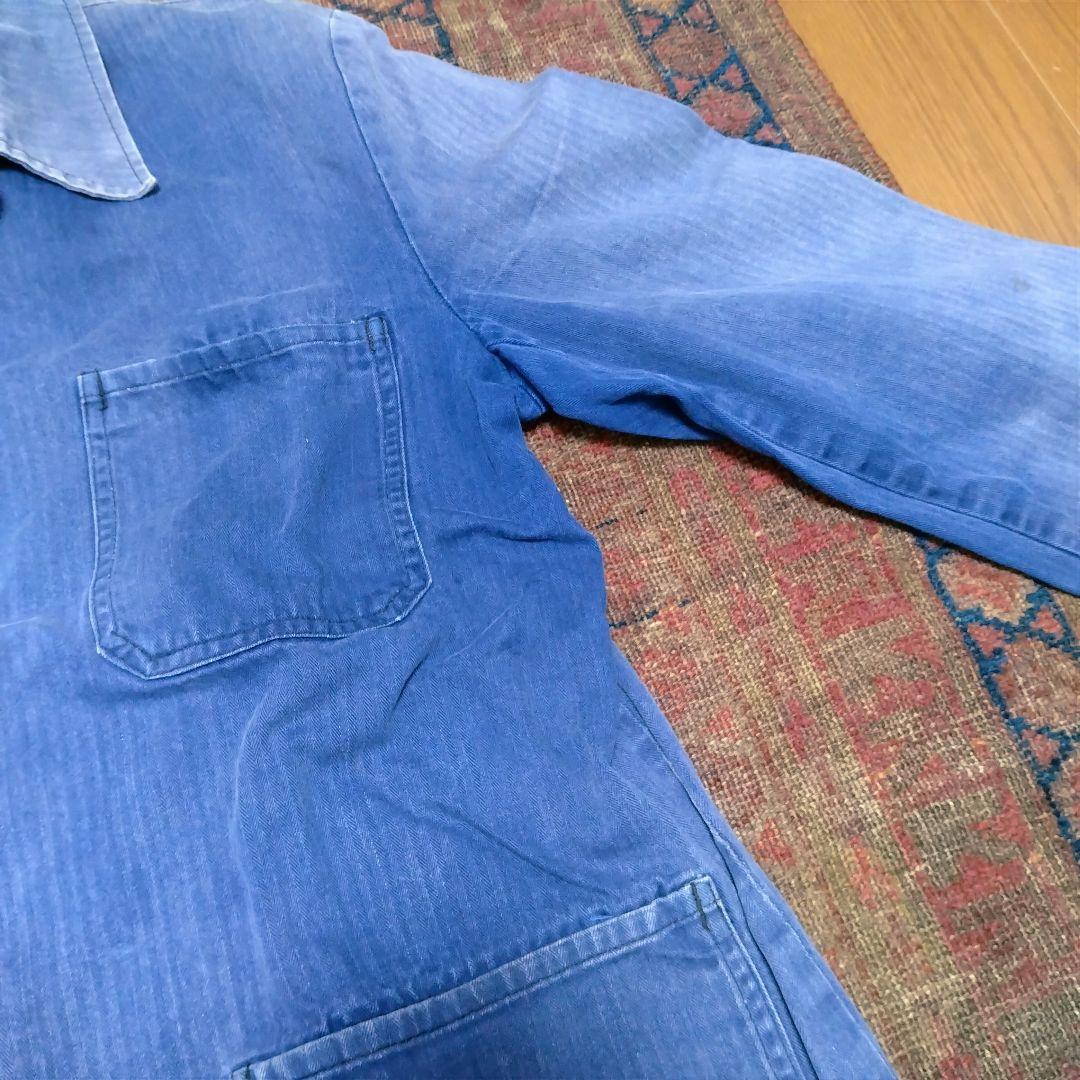 60s vintage ユーロワークジャケット　チョアジャケット　フェード