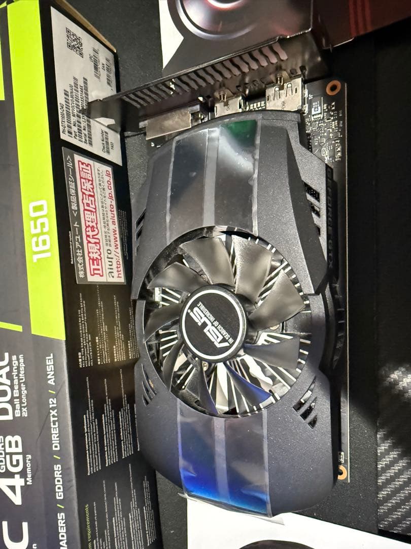グラフィックボード・グラボ・ビデオカード ASUS GTX 1650 PHOENIX OC 4GB