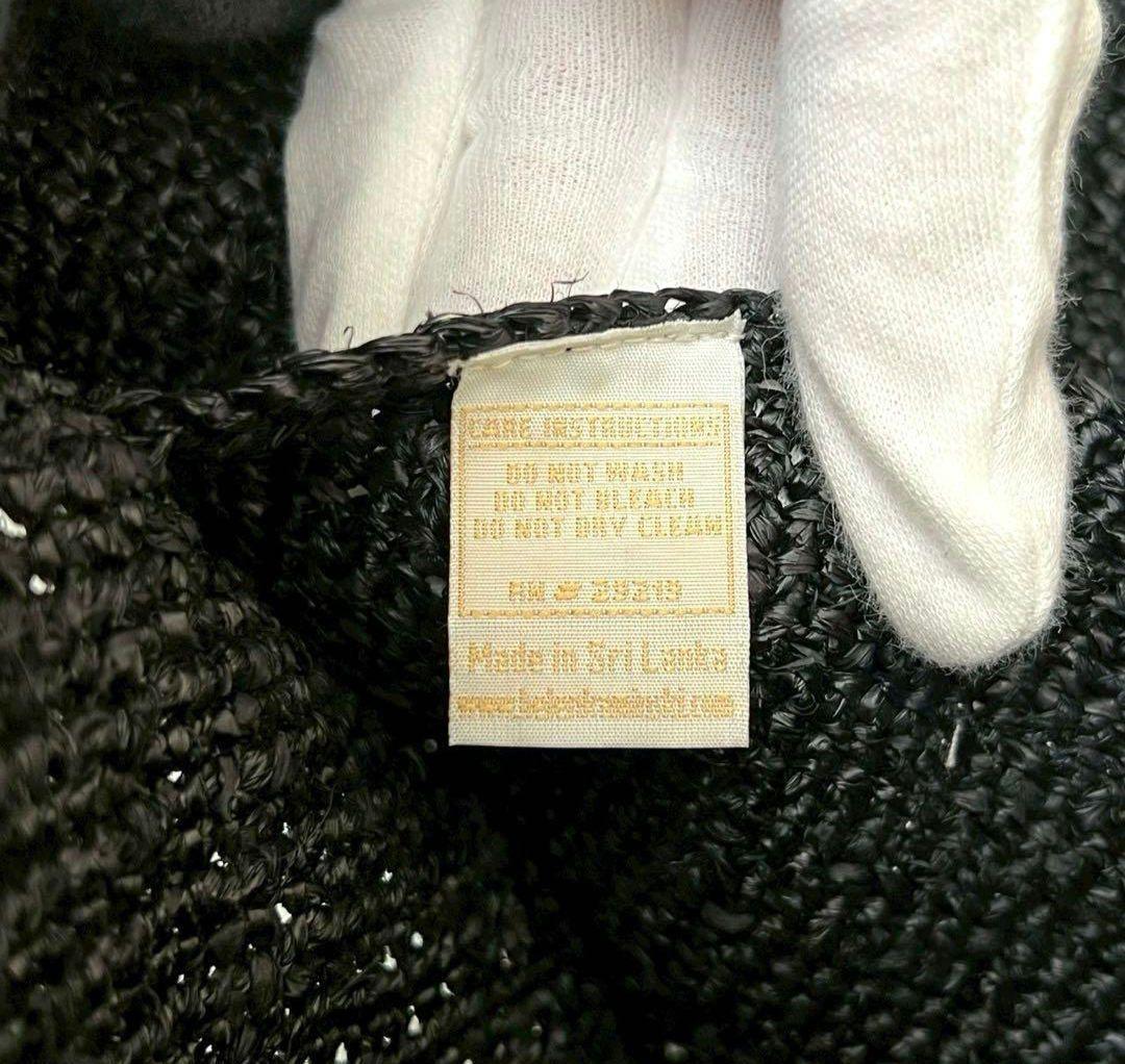 ヘレンカミンスキー　バッグ ハンドバッグ　ストロー　かご　ブラック