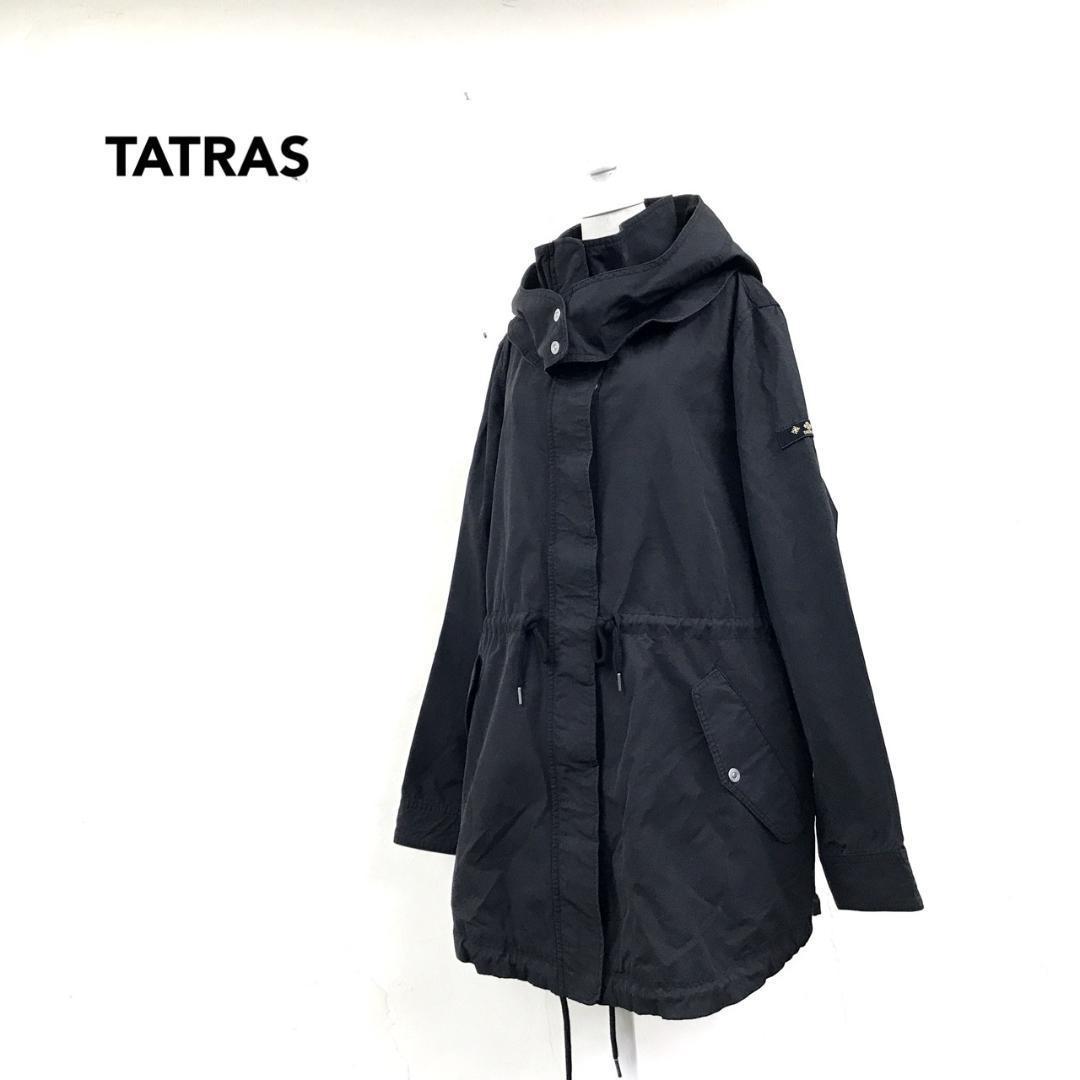 TATRAS タトラス CAPTA モッズコートsize04 ブラック 綿 ポリ