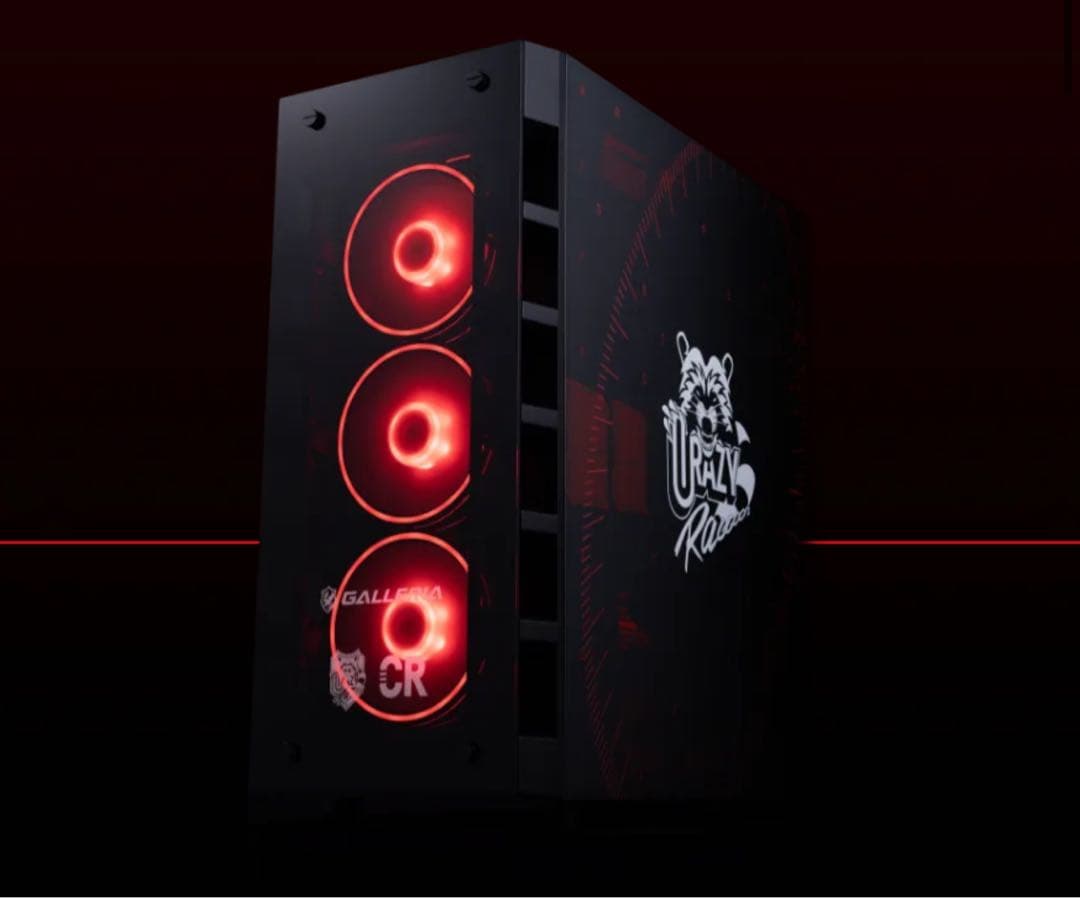 期間限定破格値段‼️ガレリア× Crazy Raccoon ゲーミングPC