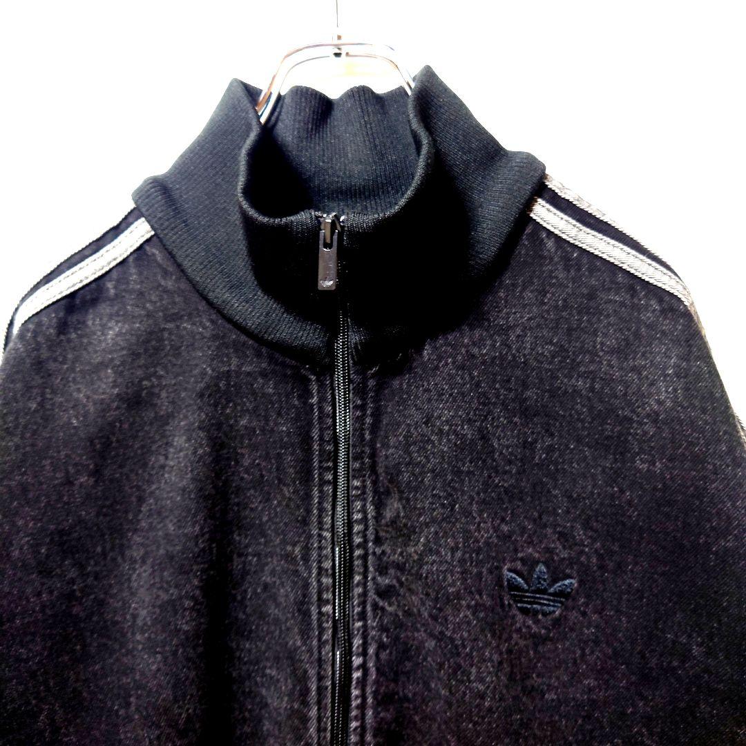 黒4XL★デニムファイヤーバードトラックジャケット★Gジャン★男女★新品未使用