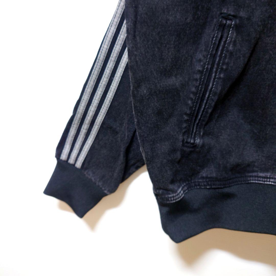 黒4XL★デニムファイヤーバードトラックジャケット★Gジャン★男女★新品未使用