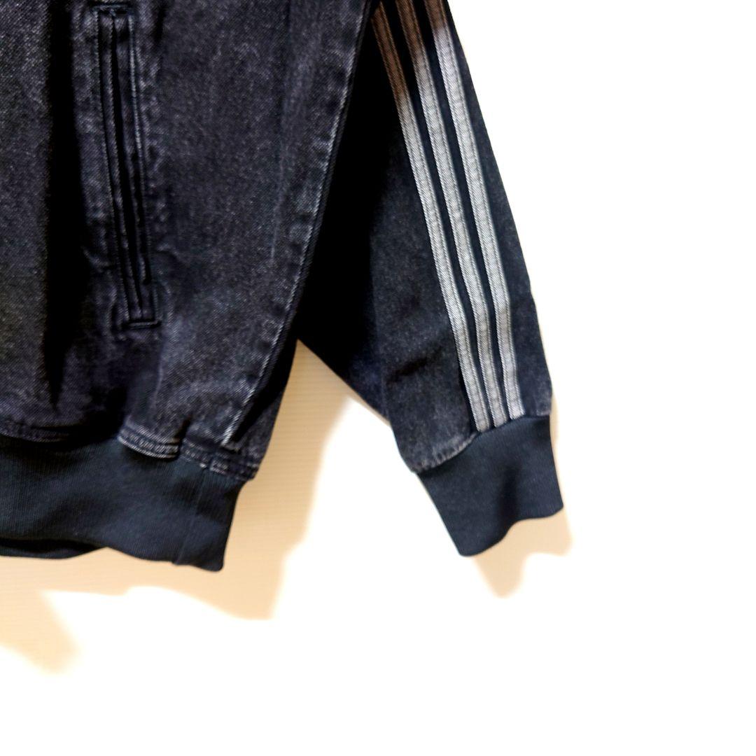 黒4XL★デニムファイヤーバードトラックジャケット★Gジャン★男女★新品未使用