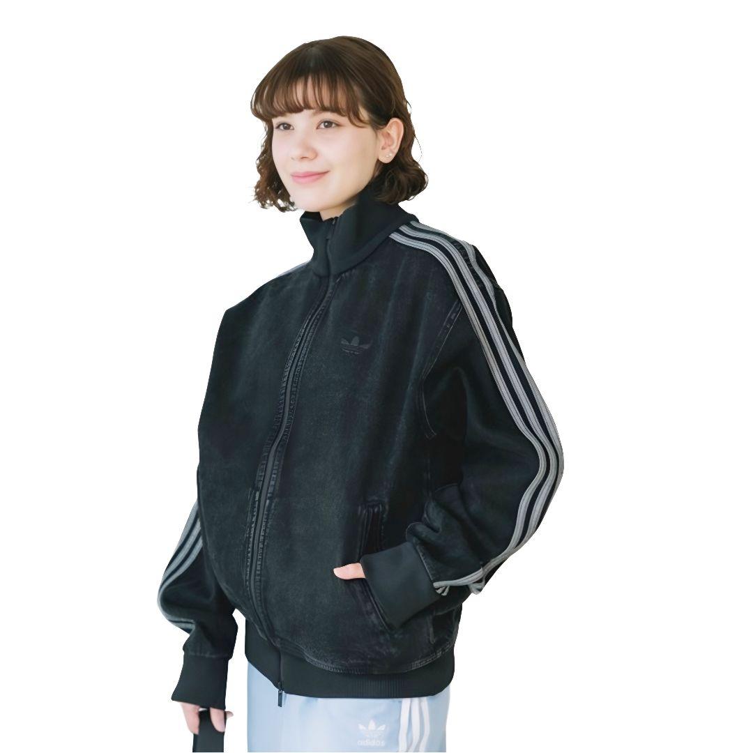 黒4XL★デニムファイヤーバードトラックジャケット★Gジャン★男女★新品未使用