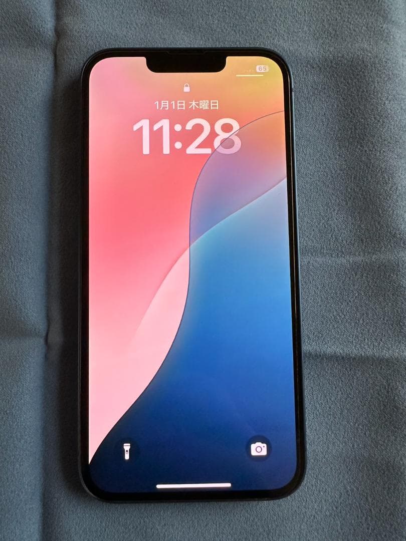 【極美品】iPhone 13 ブルー 128GB｜バッテリー91%｜完品・箱付