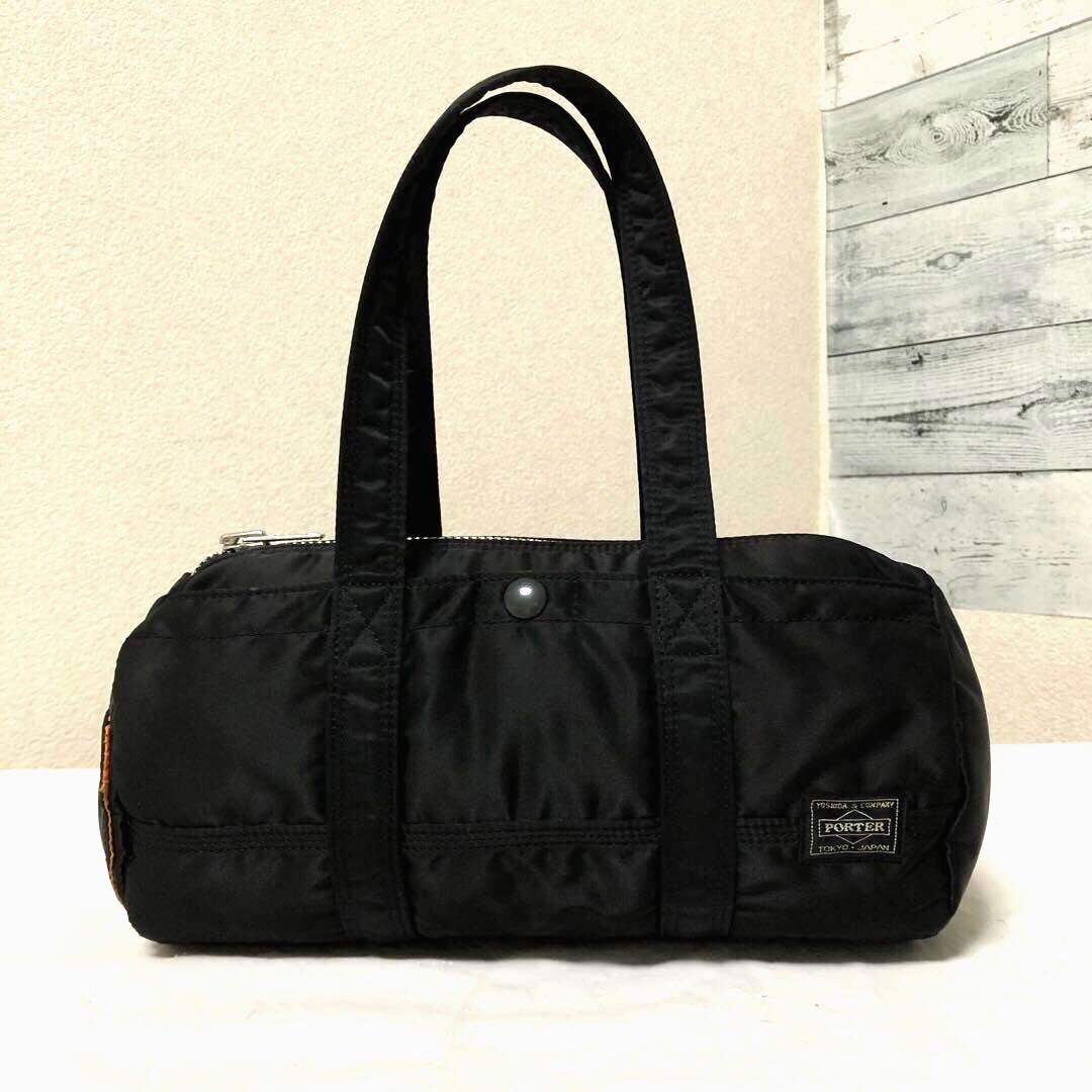超美品✨現行タグ ポーター タンカー ミニダッフル ボストンS 黒 吉田カバン
