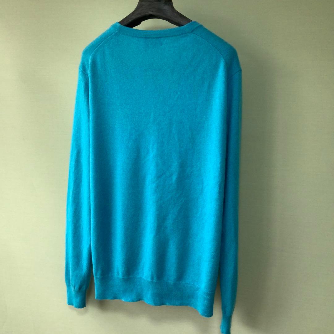 PRINGLE プリングル カシミヤ100％ カーディガン 42 ブルー