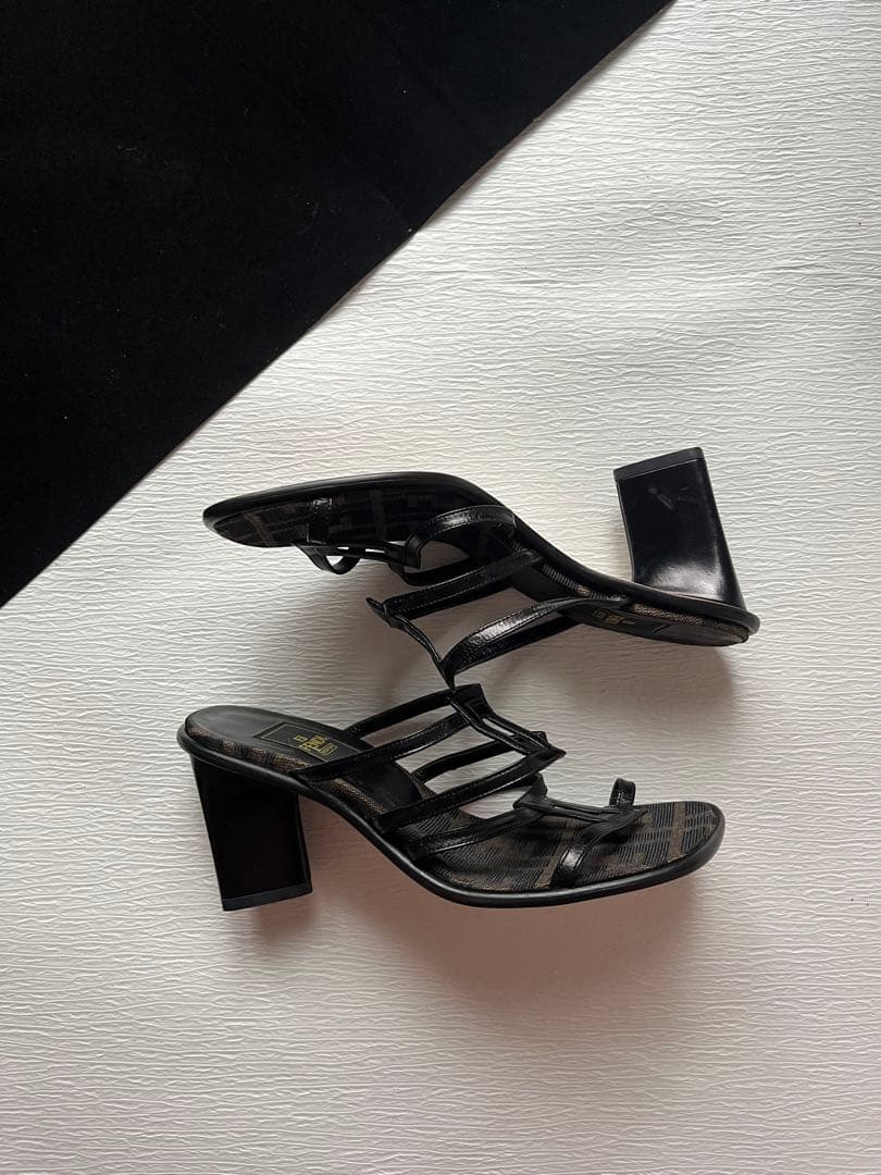 新品未使用 FENDI フェンディ ズッカ柄 サンダル イタリア製　351/2