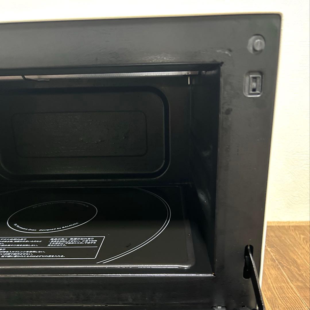 〔目立った汚れなし〕BALMUDA オーブンレンジ