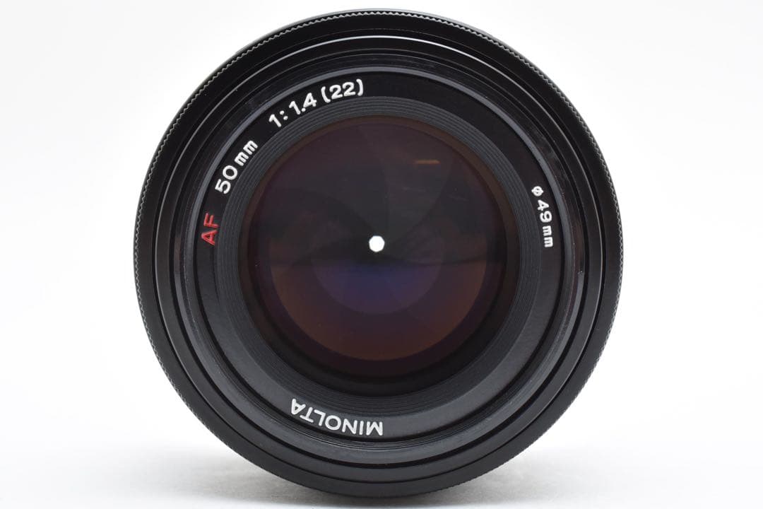 【美品】ミノルタ Minolta AF 50mm F1.4 単焦点レンズ