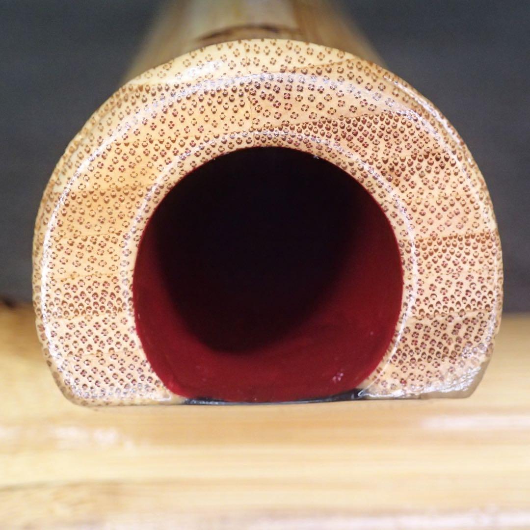 尺八 蝴蝶 高級合竹曲管 二尺三寸(正律Ａ管)