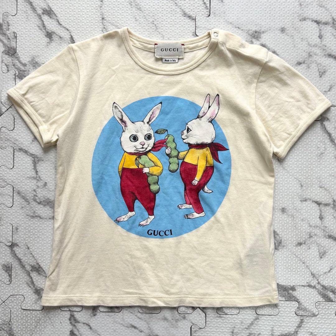 美品✨GUCCI×ヒグチユウコ うさぎ アニマル 半袖 Tシャツ 36m