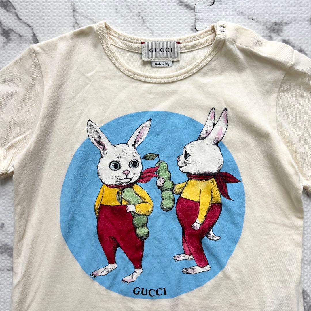 美品✨GUCCI×ヒグチユウコ うさぎ アニマル 半袖 Tシャツ 36m