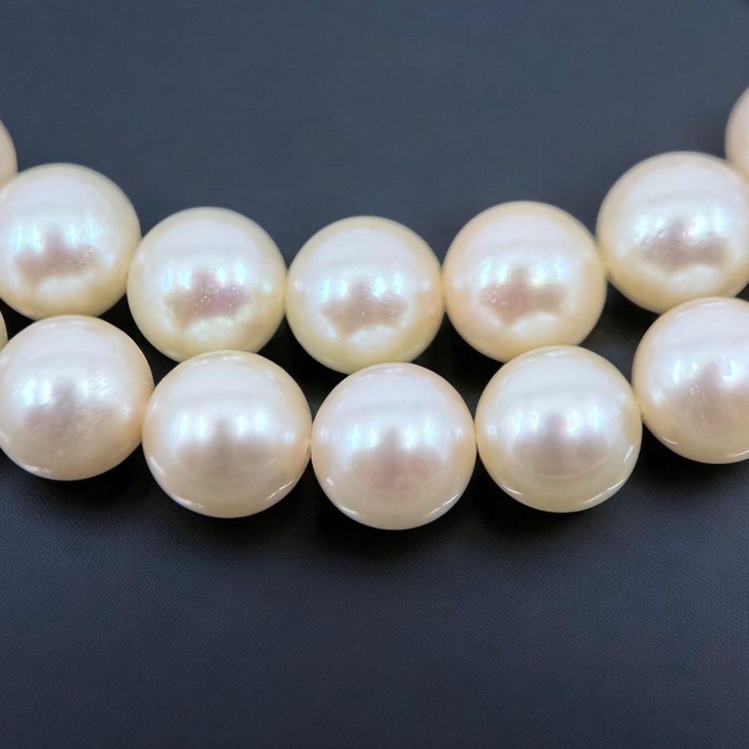 【最高峰】ミキモト　アコヤ　本真珠　パール　ネックレス　K14