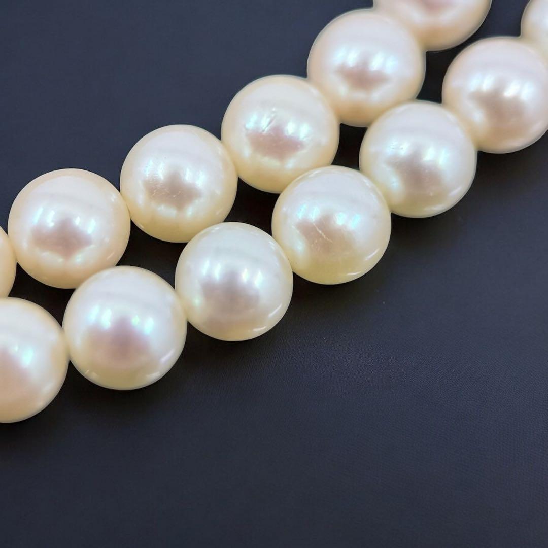 【最高峰】ミキモト　アコヤ　本真珠　パール　ネックレス　K14