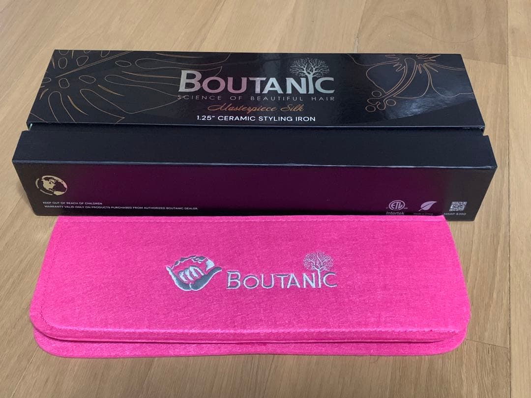 boutanic セラミック　ヘアアイロン　ハワイ限定デザイン