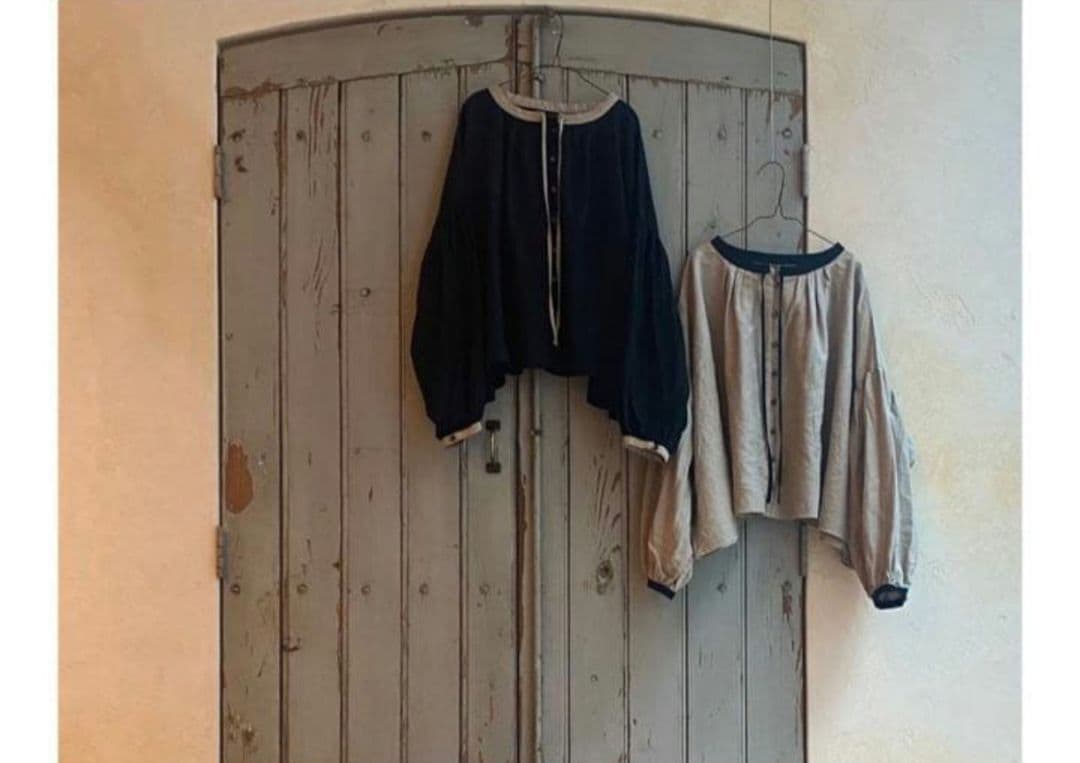 ☆お値下げしました☆nest Robeネストローブリネンショートスモックブラウス