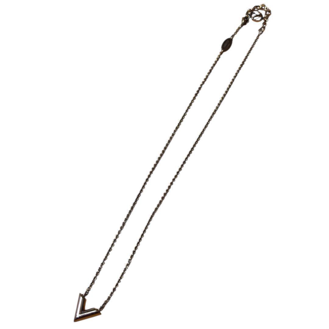 ルイヴィトン エッセンシャルV ネックレス ゴールド GP イタリア製