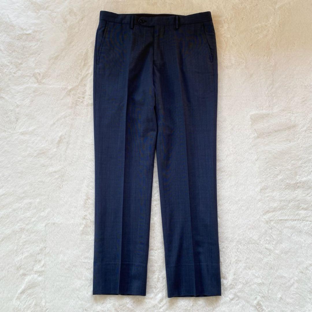 グリーンレーベルリラクシング　スーツ　セットアップ　ネイビー　ウール　44