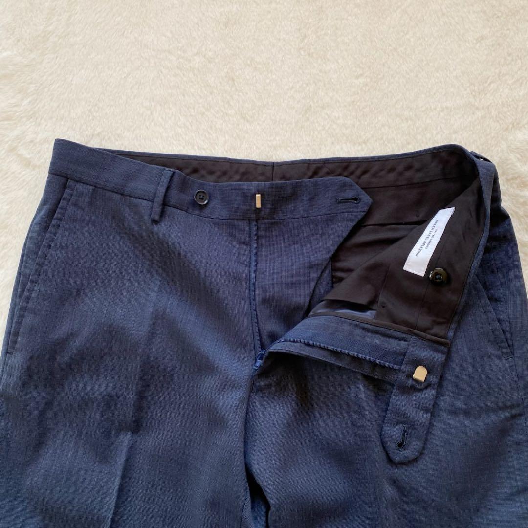 グリーンレーベルリラクシング　スーツ　セットアップ　ネイビー　ウール　44