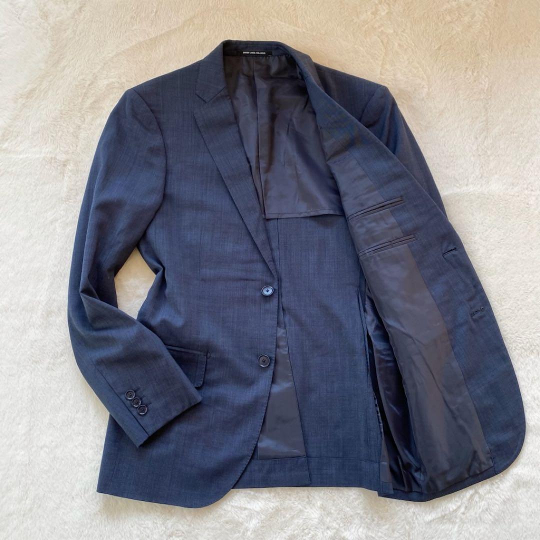 グリーンレーベルリラクシング　スーツ　セットアップ　ネイビー　ウール　44