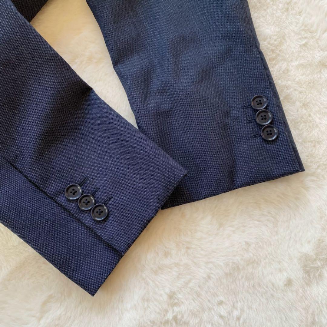 グリーンレーベルリラクシング　スーツ　セットアップ　ネイビー　ウール　44