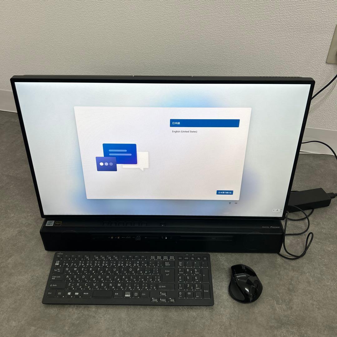 美品　富士通 FMVF90E2B 一体型パソコンFH90/E2 i7第10