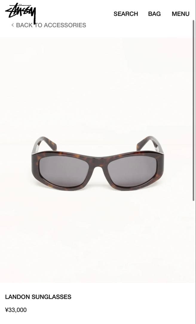 stussy サングラス ブラウン