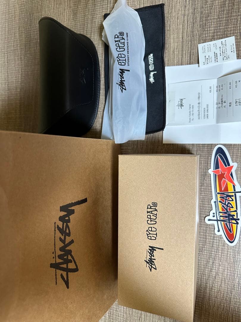 stussy サングラス ブラウン