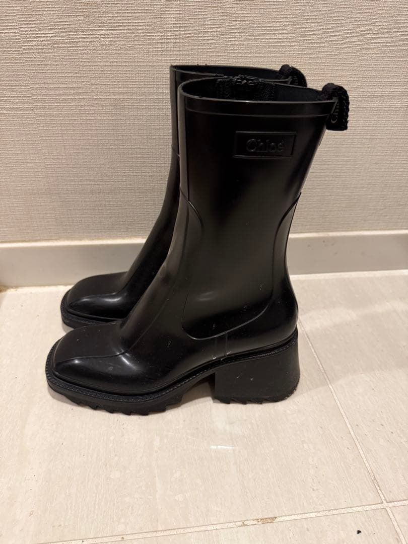 Chloé ブラックヒール長靴