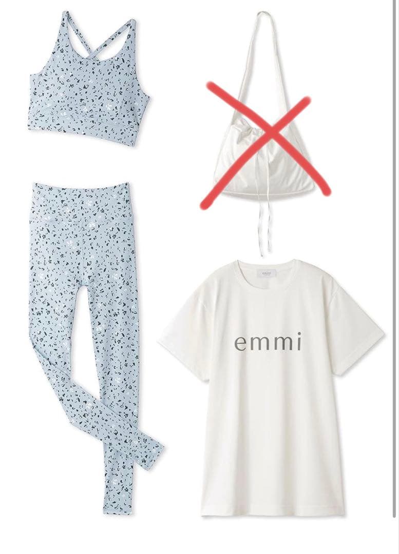 【バッグなし】emmi yoga HAPPY WELLNESS YOGA SET