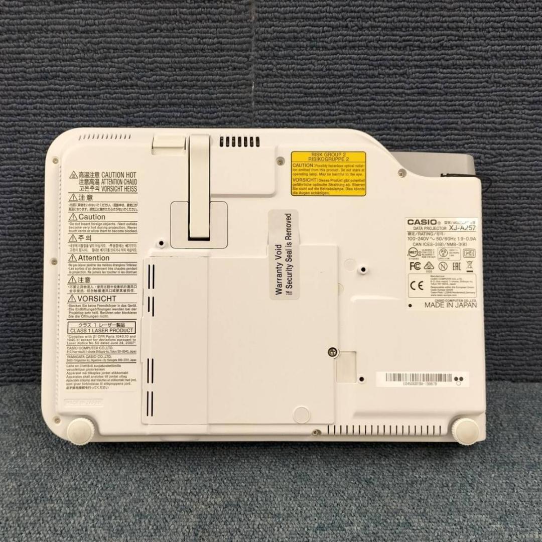 CASIO XJ-A257・小型プロジェクター HDMI対応 リモコン付き