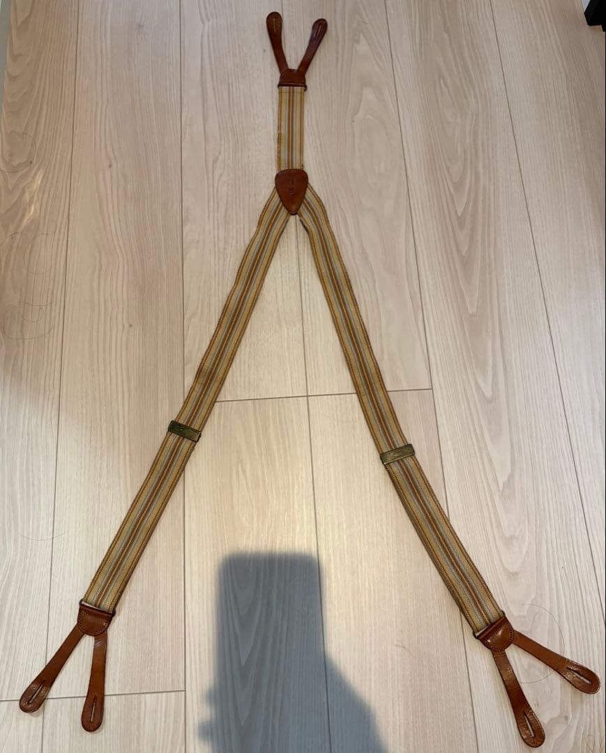 ラルフローレン　RRLサスペンダー　ビンテージ