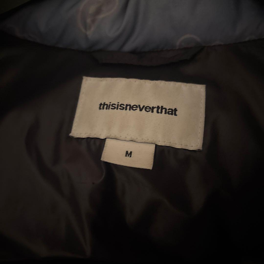 【美品】thisisneverthat バンダナ柄 ダウンジャケット